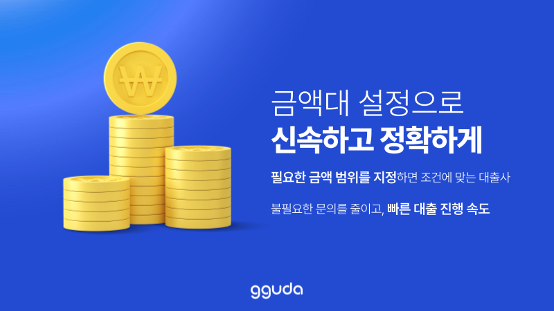 금액대 설정